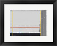 Framed Abstract Yellow