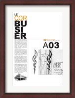Framed Le Corbusier