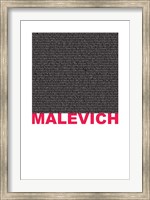 Framed Kasimir Malevich