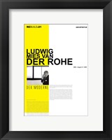 Framed Mies Van Der Rohe