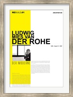 Framed Mies Van Der Rohe