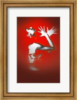 Framed Passion In Red