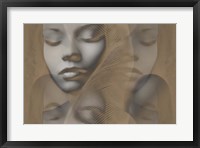 Grey Beauty Framed Print