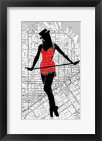 Framed Map And Dance