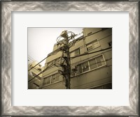 Framed Tokyo City Electric Pole