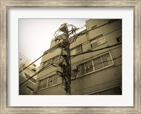 Framed Tokyo City Electric Pole