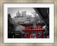 Framed Temple In Tokyo