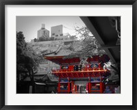 Framed Temple In Tokyo