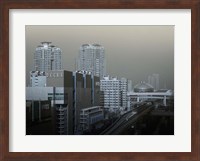 Framed View Of Modern Tokyo
