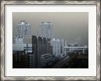 Framed View Of Modern Tokyo