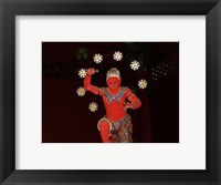 Framed Nikko Red Figure