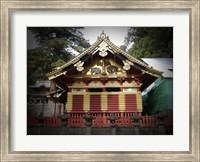Framed Nikko Architecture With Gold Roof