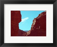 Framed Rocks And Sky