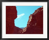 Framed Rocks And Sky