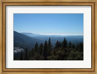 Framed Sierra Mountains