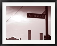 Framed Jefferson Avenue