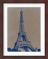 Framed Eiffel Tower Blue