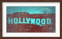 Framed Hollywood Sign