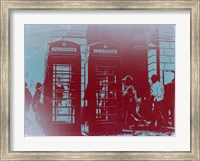 Framed London Telephone Booth