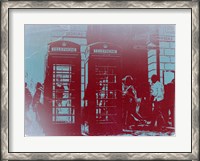 Framed London Telephone Booth