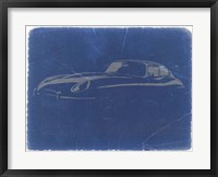 Framed Jaguar E Type