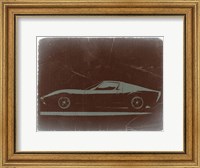 Framed Lamborghini Miura