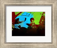 Framed Ferrari Watercolor 2