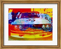 Framed BMW Racing Watercolor