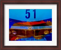 Framed Bmw Racing Colors
