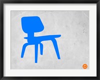 Framed Eames Blue Chair