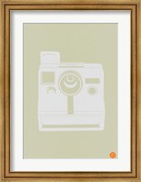 Framed White Polaroid Camera 2