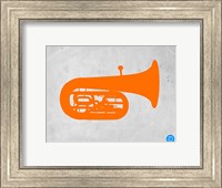 Framed Orange Tuba 2
