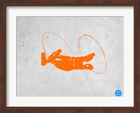 Framed Orange Plane 1