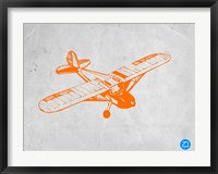 Framed Orange Plane 2