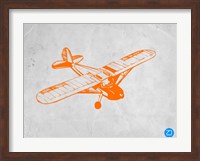 Framed Orange Plane 2