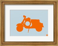 Framed Orange Scooter