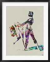 Framed Ballet Watercolor 1A