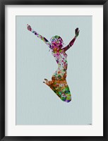 Dancer Watercolor 5 Framed Print