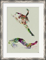 Framed Ballet Watercolor 3A