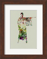 Framed Kimono Dancer 4