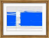 Framed Abstract Blue
