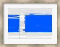 Framed Abstract Blue