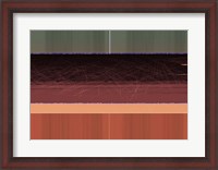 Framed Abstract Brown Field