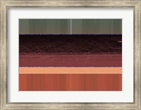 Framed Abstract Brown Field
