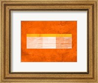 Framed Orange Paper 3