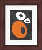 Framed Abstract Oval Shapes 1