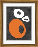 Framed Abstract Oval Shapes 1