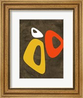 Framed Abstract Oval Shape 3