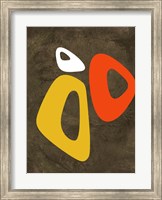 Framed Abstract Oval Shape 3