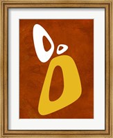Framed Abstract Oval Shape 4